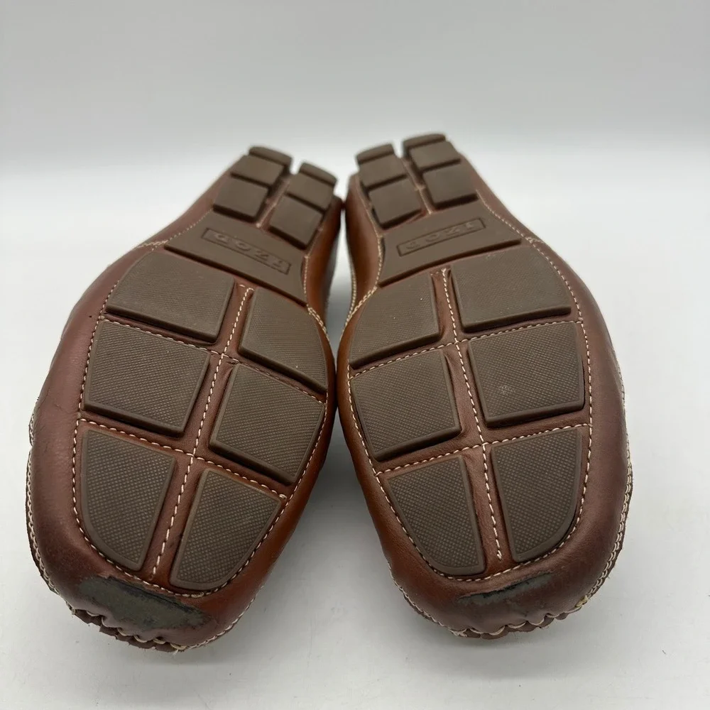 IZOD‎ 630182 Burton Tan Smooth Mens Size 9.5 M Driving Moccasin Loafer Shoes